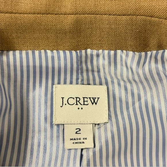 J.Crew Original Schoolboy Bazer in Camel Sz 2 - Picture 14 of 14